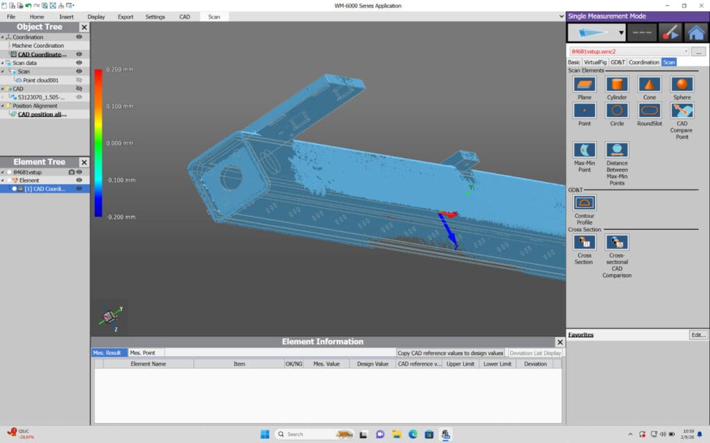 RK Technolog Visualisierung zur Vermessung