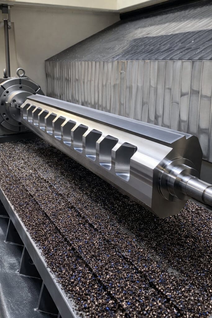 RK Technology Messerwalze beim Fräsen