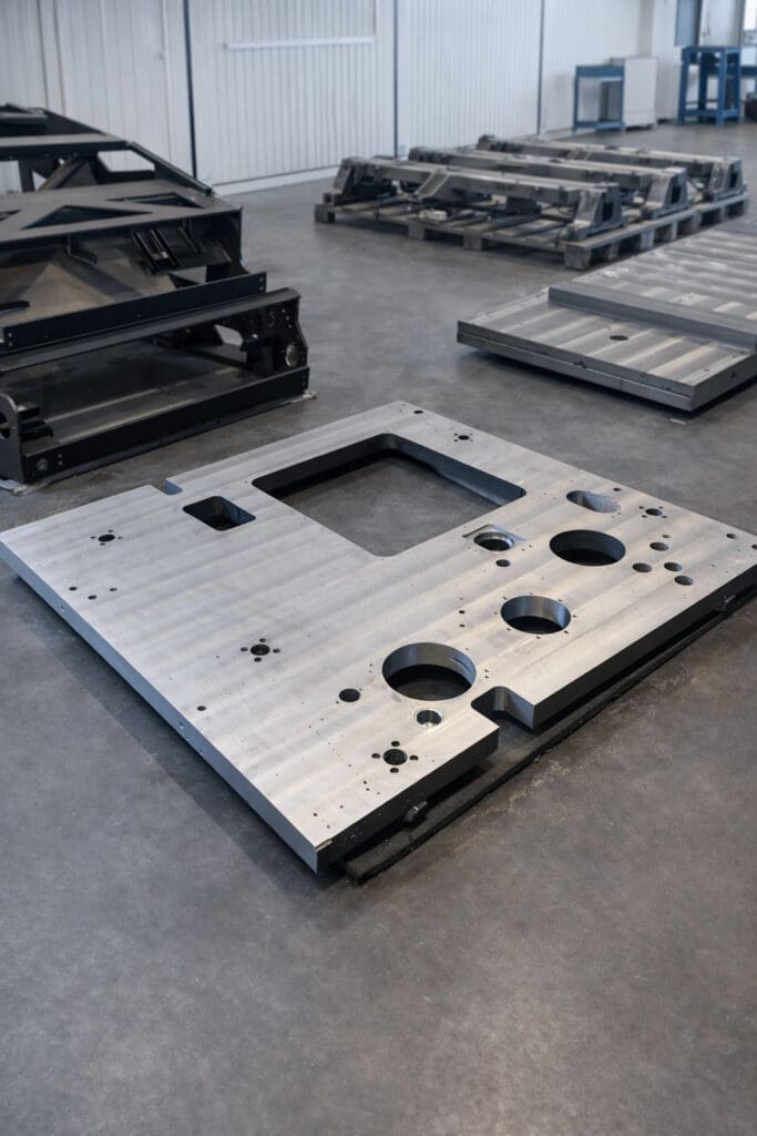 RK Technology Ständerplatten bearbeitet