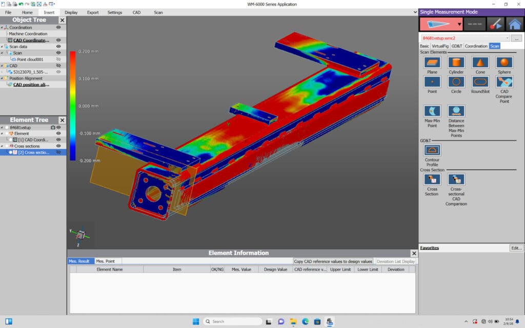 Visualisierung nach 3D Vermessung